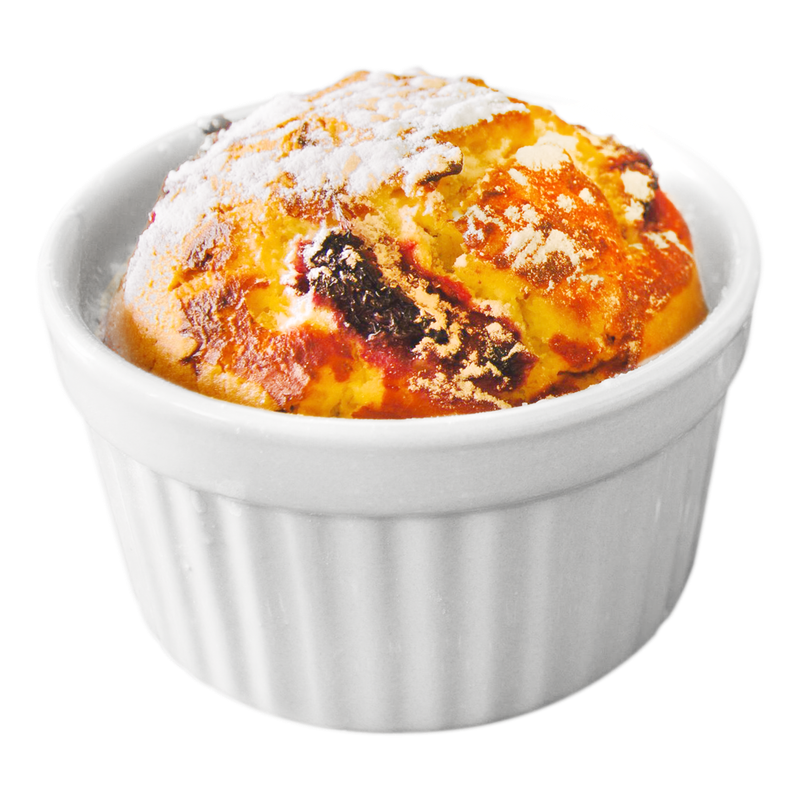 Sugared souffle